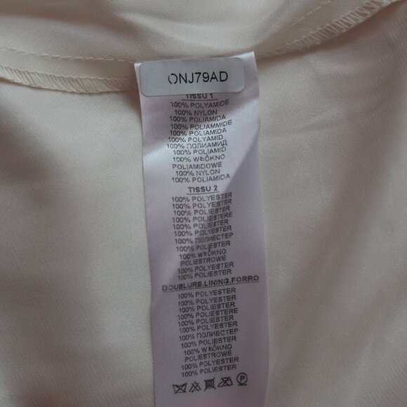 NWT NAF NAF Ecru Mesh Tulle Skirt โ Size EU 36 / S - Picture 8 of 8